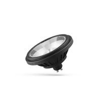 GU10 AR111 LED spot, 14W, 40 spredning, sort, ikke dmpbar, 4000K