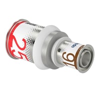 Uponor S-Press MLCP - Reduktion med preskoblinger, 25 x 16 mm