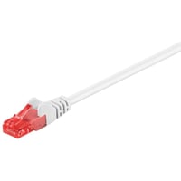U/UTP CAT6 uskrmet netvrkskabel, 1,5 meter, hvid, PVC, 4x2xAWG 26 CCA