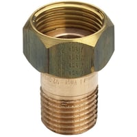 Forskruning med omlber, 1" x 3/4", rdgods silicium bronze - Viega