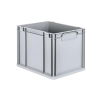 Lagerkasse Eurobox med lukgreb, 400 x 300 x 320 mm