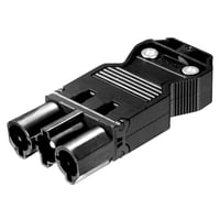 Wieland Gst18i3 stik skrue 250v/20a han 0,75-2,5mm2 ø=6,5-10,5mm sort, 92.732.3053.1