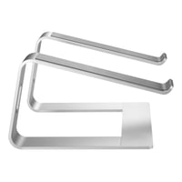 High-rise laptop riser, 5 kg, aluminium, slv billede