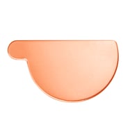 VMZINC endebund, 333 mm, kobber