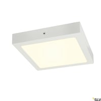 Senser 24, vg-/loftlampe, firkant, 15W, 4000K, 1200lm, hvid