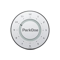 ParkOne 2, elektronisk parkeringsskive, Titanium Silver