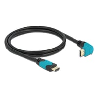 High Speed HDMI kabel, 90 nedadvinklet, 48Gbps, 8K 60Hz, 1m - Delock