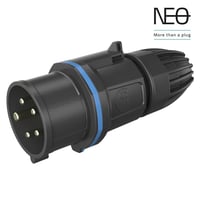 CEE Stikprop Neo 16A 3P 230V bl, 6H med skrueklemme, IP54