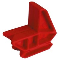 Snorholdere, rd plast, 2 stk.