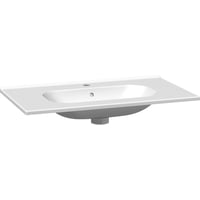 Dansani kantate, 81 cm, porceln, firkantet, hvid, med overlb, med hanehul