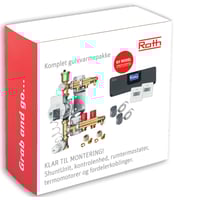 Roth gulvvarmepakke, tr?dl?s, komplet, Touchline SL inkl. Wilo pumpe - 3 rum
