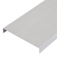 U-profil, blank aluminium, til bjælker og limtræ, 20 x 140 x 20 mm, 1 meter