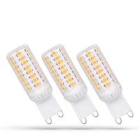 G9 Led 4.9w 230v Varm Hvid Dmpbar Premium Spectrum 3 Pak Med 5 Rs Producentgaranti
