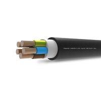 5G10 mm Installationskabel halogenfri, fx. til elbil, pr. meter, sort