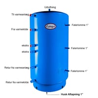 Akkumuleringstank, 2000 liter