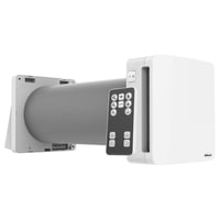 Klimair UNOKLIMA Remote ventilator m. varmegenindvinding og fjernbetjening, hvid, 100 mm