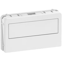 LK FUGA – Blnddksel med vendbart tekstfelt til 1 modul Design eller Slim design ramme,  modul, hvid