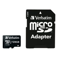Billede af Verbatim SD Micro (SDXC) Class 10 m. adapter 128 GB