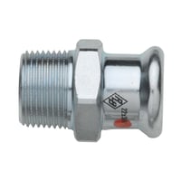 Turbo Steel overgangsnippel, 22 mm x 3/4"