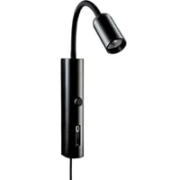 Tube Wall USB, 3000K med integreret lysdmper, sort - SG Armaturen