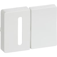 OPUS 66, Afdkning til lysdmper MEK-S (gammel version med tyk afdkning), 1 modul, hvid - Lauritz Knudsen