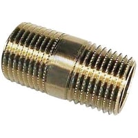 Ubehandlet messing nippelrr 30 mm, 1" x 1"