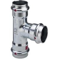 Prestabo T-stykke, 22 mm, forzinket stl - Viega billede