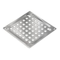 Billede af 140 x 140 mm Blcher Square Vienna rist med skruehuller hos WATTOO.DK