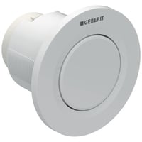 Geberit - Pneumatisk tryk type 01 til mur 1-skyl, hvid