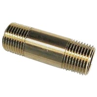 Ubehandlet messing nippelrr 50 mm, " x " billede