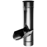 Rheinzink Regnvandssamler med udtagelig si 87 mm. CLASSIC walzblank - Tages ikke retur -