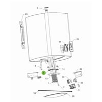 Bosch Tronic 4500 T pakning til flangerr