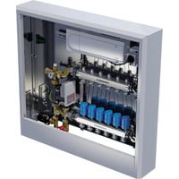 Uponor Comfort skab, 8 kredse, 20 mm, med shunt, inkl. X-265+Tele