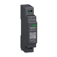Modicon switchmode strmforsyning modular til DIN-skinne, 100-240 VAC, 24 VDC, 0,6 A