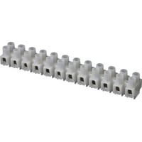 Klemrække 12x10/16 mm² på fod Polyamid, transparent halogenfri