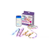 WiZ RGBIC LED strip - 10 metres (2x 5M) - Easy installation - 16 Million colours - Music synchronisation - RGBIC  multiple colour simultaneously