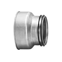 Lindab reduktion kort centrisk RCFU 160 x 150 muffe/nippel