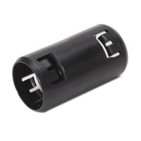 Muffe, 50 mm (2″), halogenfri, sort, til korrugeret rr