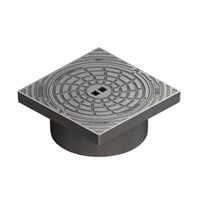Ulefos, 425 x 220 mm karm/dksel m/ls, firk., fast, 12,5 t, GG