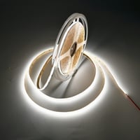 5 meter, 16,5W/m dot-free COB-LED strip, RA92, 4000K, 24V DC, IP20, 304 LED/m, neutral kulør
