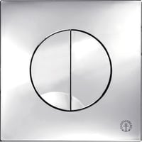 Gustavsberg Triomont XS DUO dobbelt tryk - Blank krom