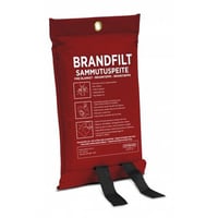 Housegard brandtppe, rd, silikonbelagt, 120x120 cm
