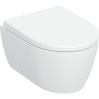 Geberit iCon hængeskål m/TurboFlush skylleteknik - inkl. Soft Close toiletsæde - boltafstand 180 mm - kompakt model 49 cm