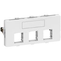 LK FUGA - Dataudtag til 1-3 stk. Actassi konnektorer, 2 modul, hvid