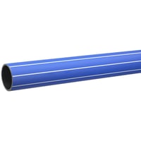 Trykrr 160mm bl/kap PE100 PN10 SDR17, 6 meter - 6 meter