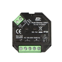 Box Push lysdmper, 200W LED (bagkant) - Scan Products