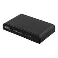 Billede af DELTACO PRIME HDMI splitter, 1 in, 2 out, HDMI 2.0, 4K, UHD, 3D, sort