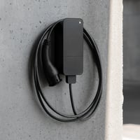 Amina S 20A ladeboks, 11kW/13,8 kW, 3-faset, inkl. 6 meter kabel, Zigbee, sort