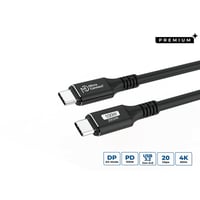 USB-C til USB-C kabel, 2 meter, Premium, 100W, 20Gbps, 4K60Hz