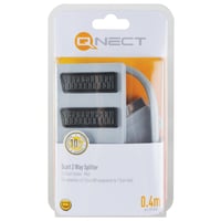 Billede af Scart 2-vejs Fordeler 2xhun - han, 0,4m